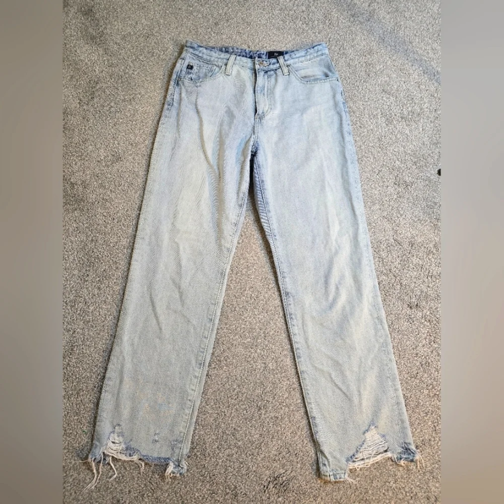 Ag Adriano Goldschmied The Phoebe Vintage High Waisted Tapered Leg Size 28R - Picture 2 of 10